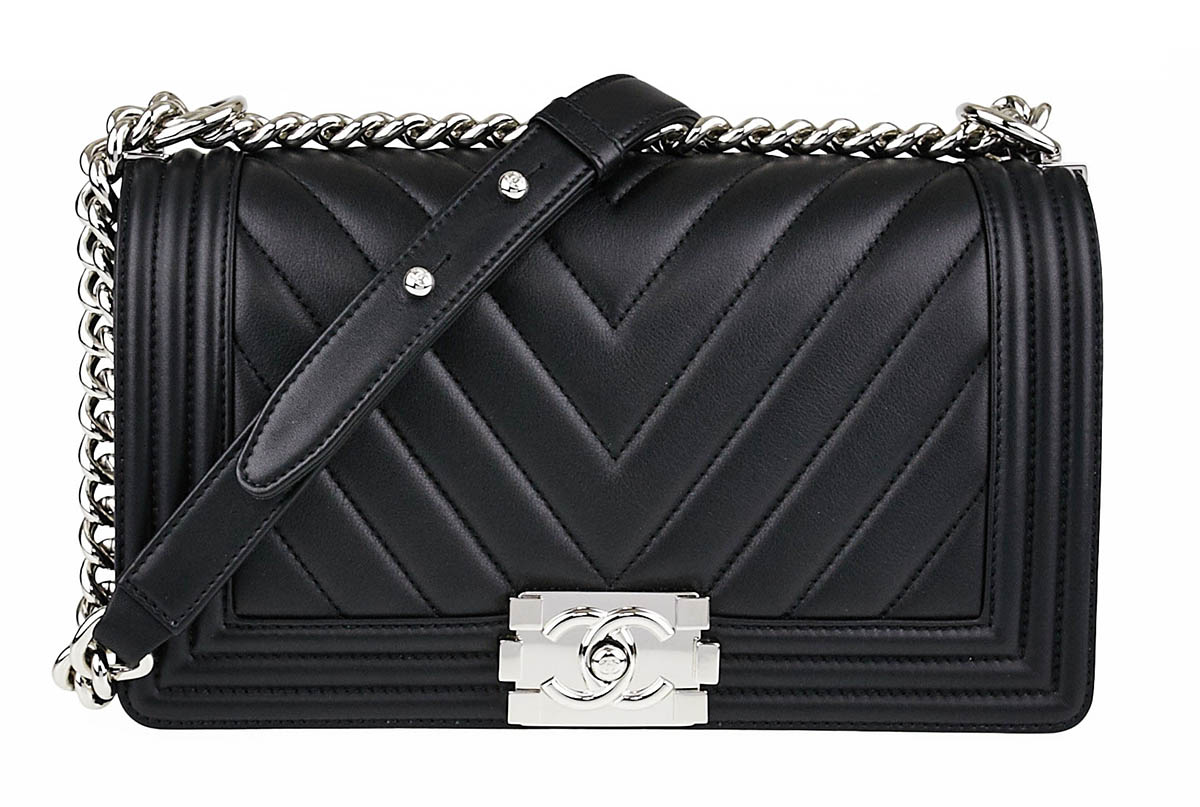 Chanel Chevron Boy Bag