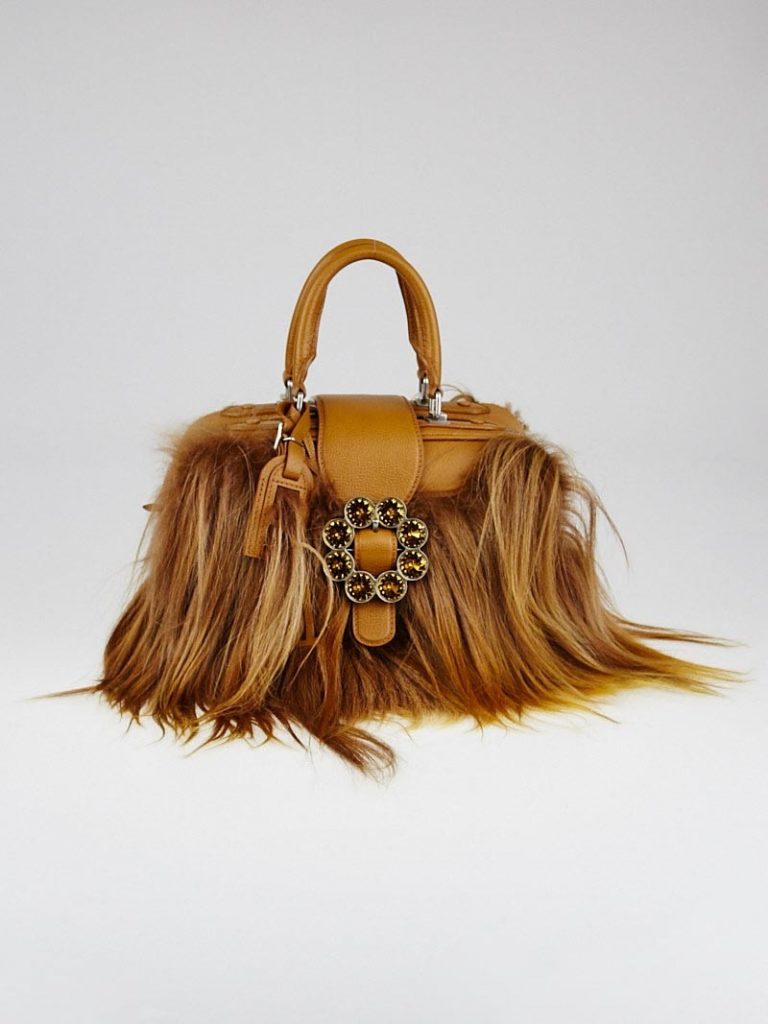 Louis Vuitton furry Transsiberian bag
