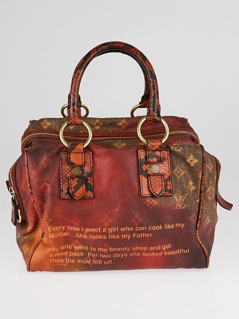Louis Vuitton Richard Prince Mancrazy Jokes Bag