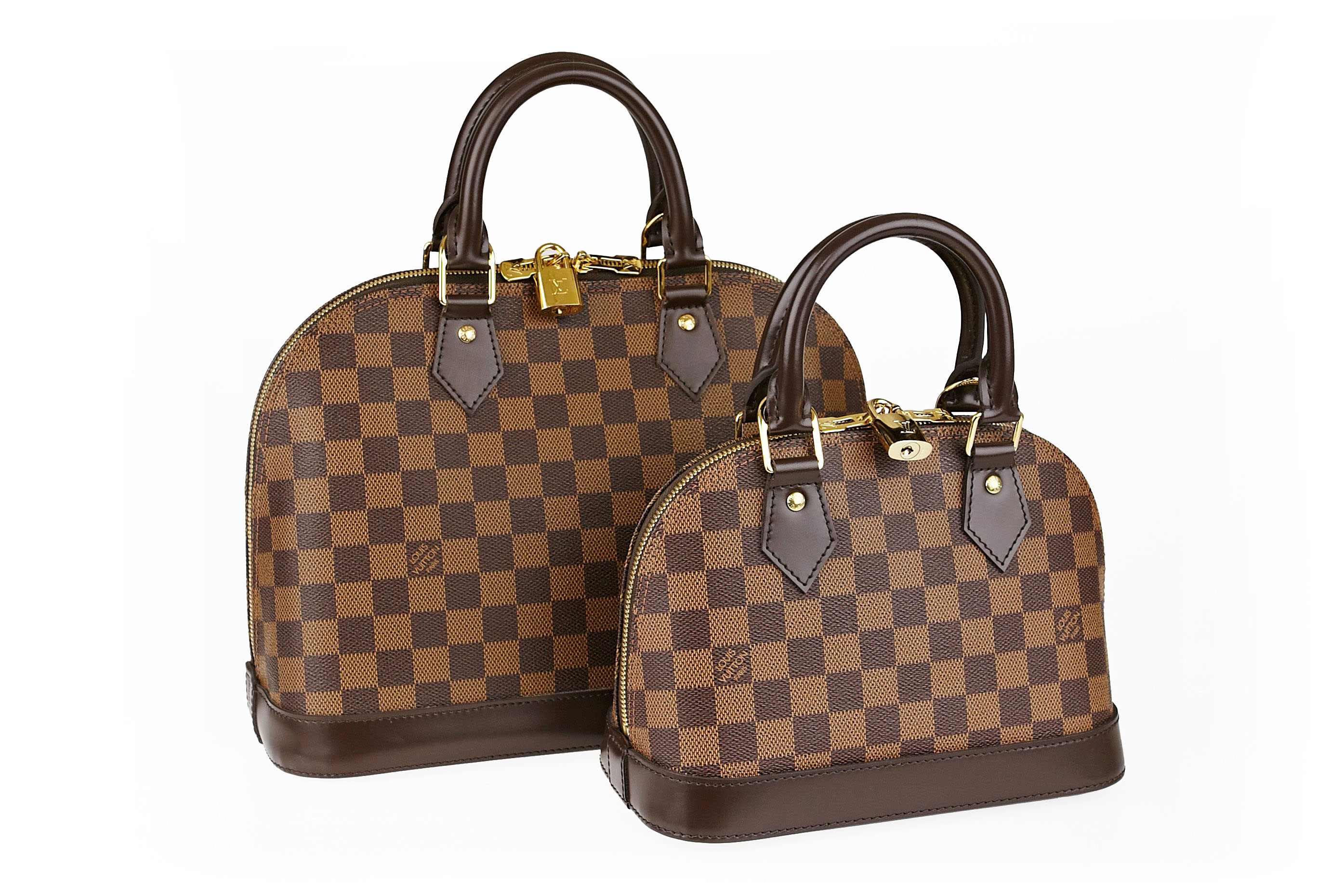 Louis Vuitton Damier Alma BB and PM Size Differences | YoogisCloset.com