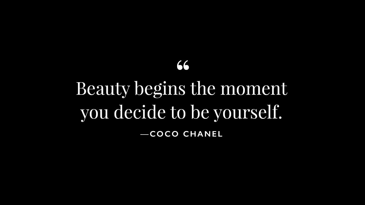 Chanel Quote | YoogisCloset.com