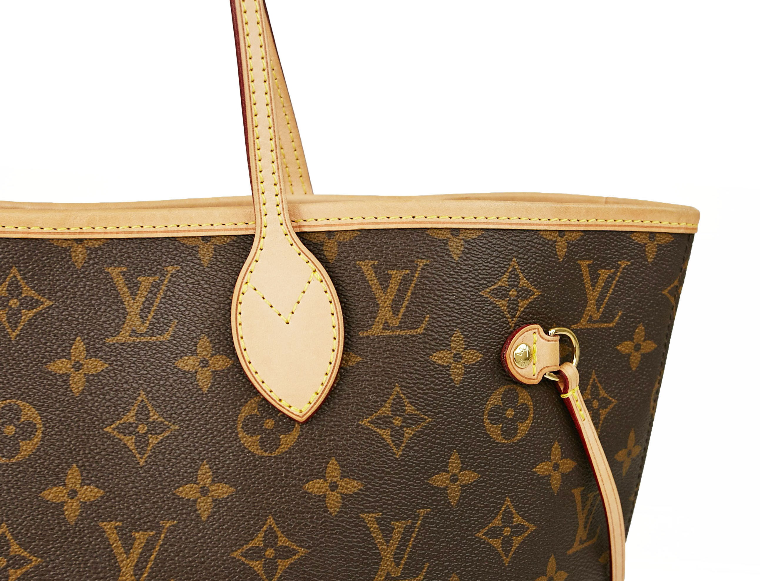 Louis Vuitton Neverfull Bag With Light Honey Patina | YoogisCloset.com
