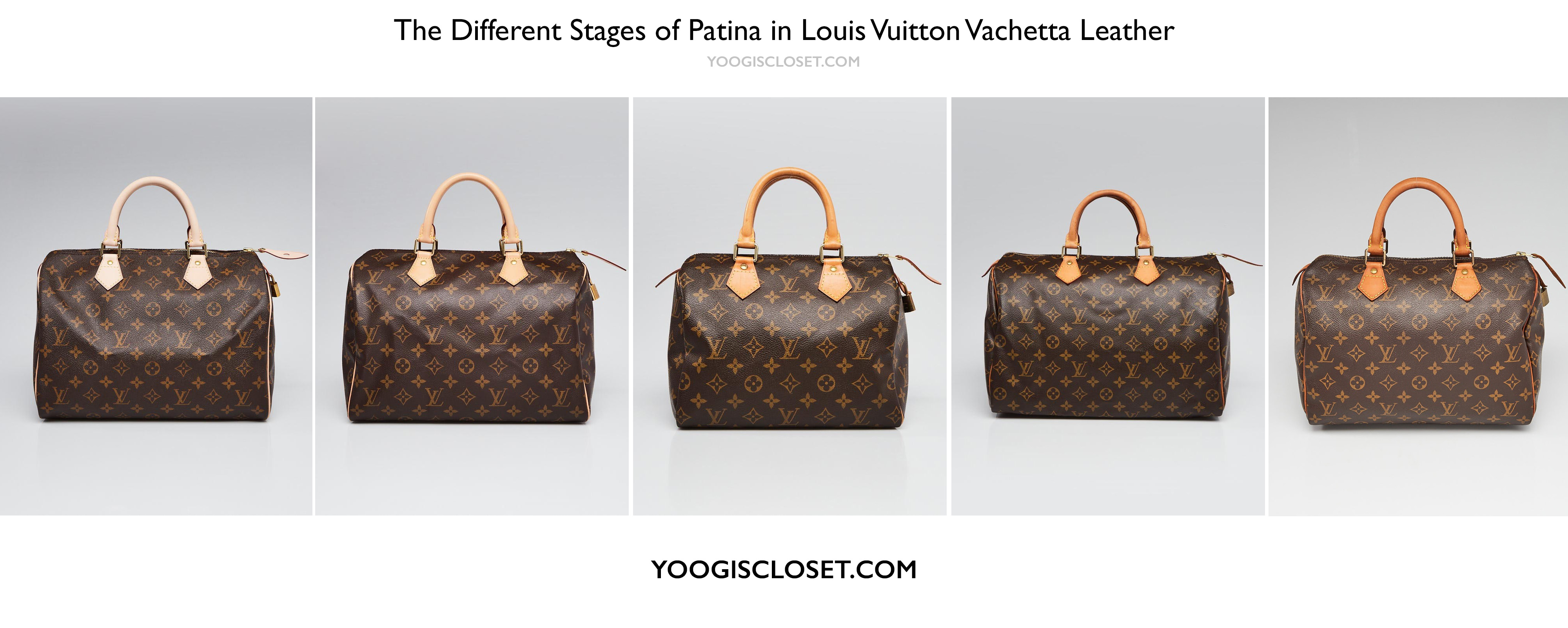 Louis Vuitton Vachetta Leather Patina Stages | YoogisCloset.com