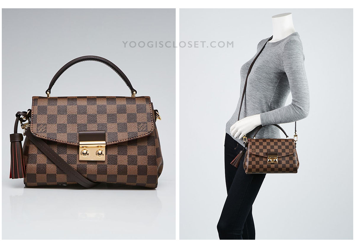 Louis Vuitton Damier Ebene Croisette Bag | Yoogi's Closet Authenticated Pre-Owned Luxury yoogiscloset.com