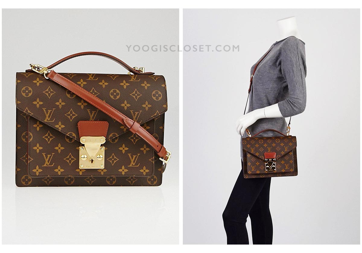Louis Vuitton Monogram Canvas Monceau 28 Bag | Yoogi's Closet Authenticated Pre-Owned Luxury yoogiscloset.com