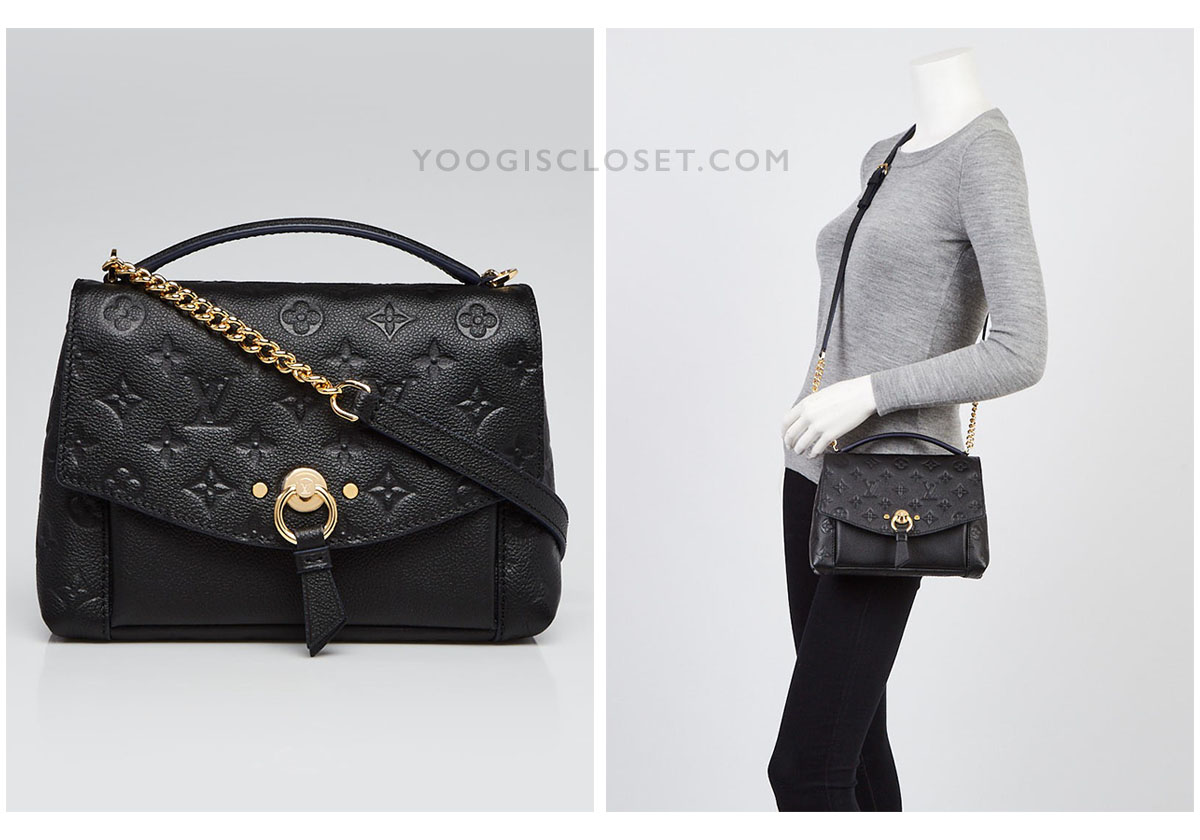 Louis Vuitton Monogram Empreinte Blanche BB Bag | Yoogi's Closet yoogiscloset.com