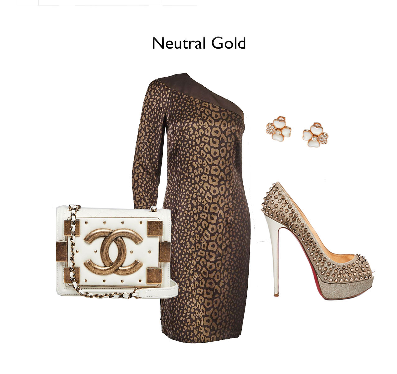 Gold Holiday Party Outfit Idea For Christmas | Yoogi's Closet Authenticated Pre-Owned Luxury yoogsicloset.com
