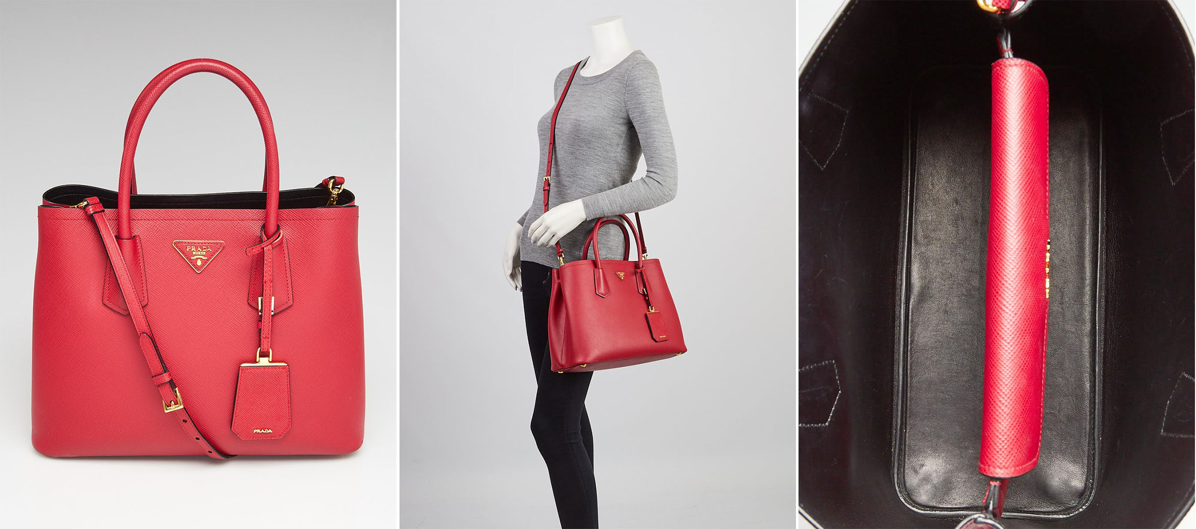 Prada Double Handle Tote 1BG756