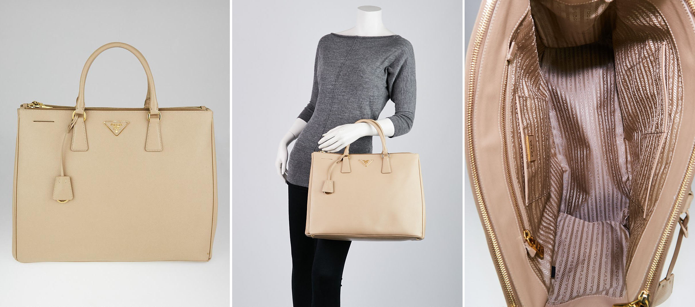 Prada Double Zip Executive Tote Bag BN1802