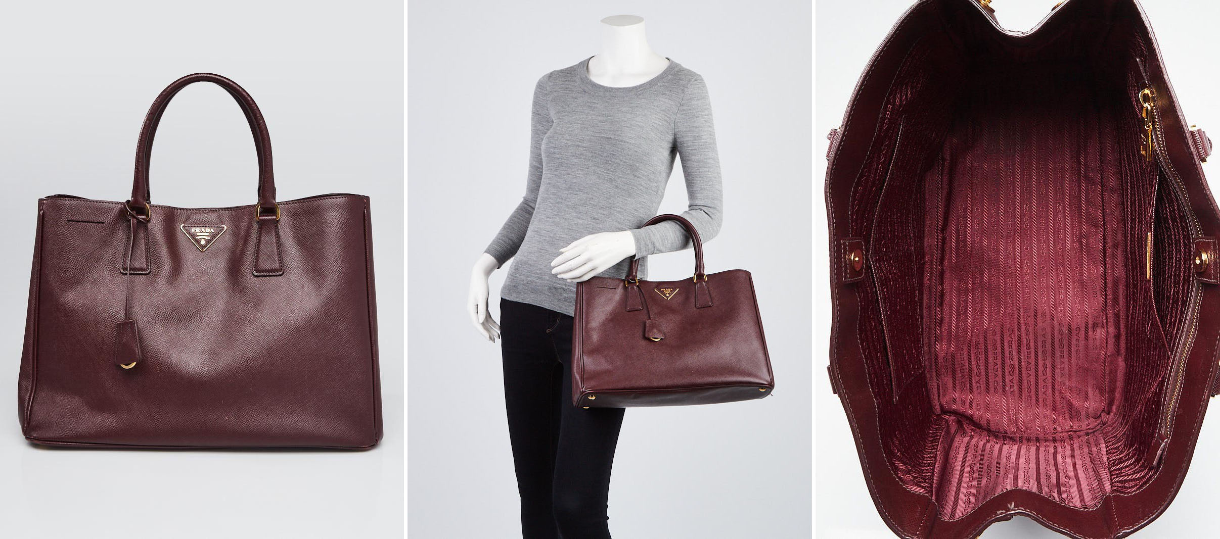 Prada Large Saffiano Tote Bag BN1844 | Yoogi's Closet Authenticated Pre-Owned Luxury yoogiscloset.com