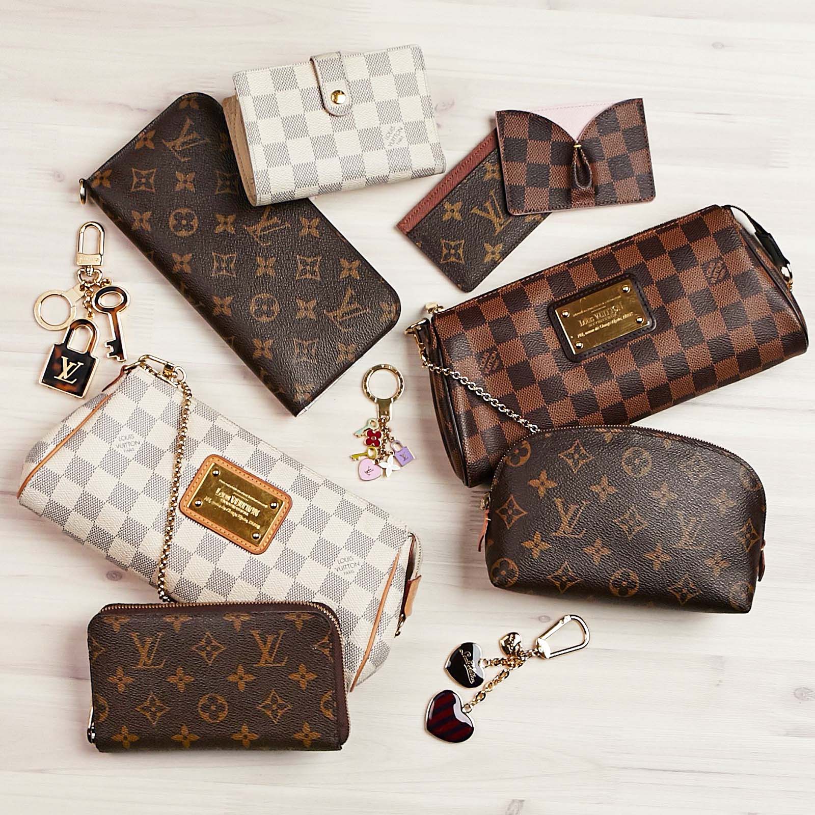 Louis Vuitton Damier Eva Bags and Small Leather Goods